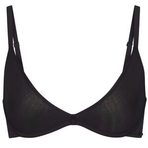 Skims Fits Everybody Plunge Bra in Black